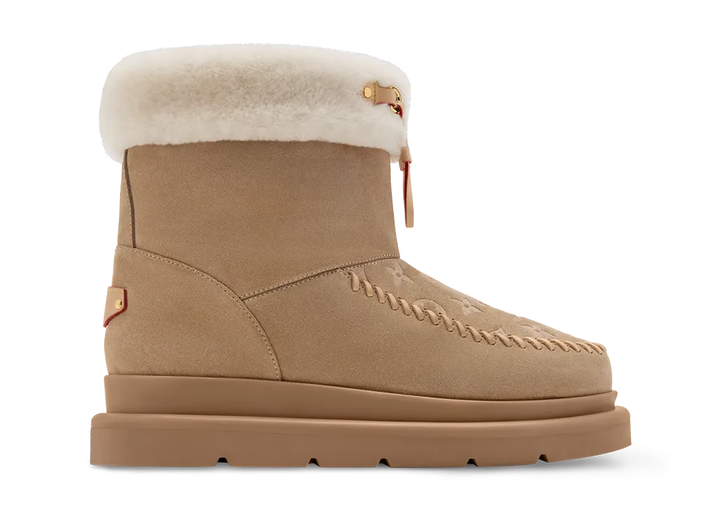 ルイヴィトン ウィメンズ コルティナ アンクルブーツ "ベージュ"