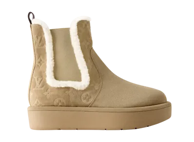 Louis Vuitton Women's Aspen Chelsea Ankle Boot "Beige"