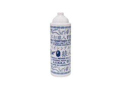 A BATHING APE Spray Can Design Pottery Vase "White"
