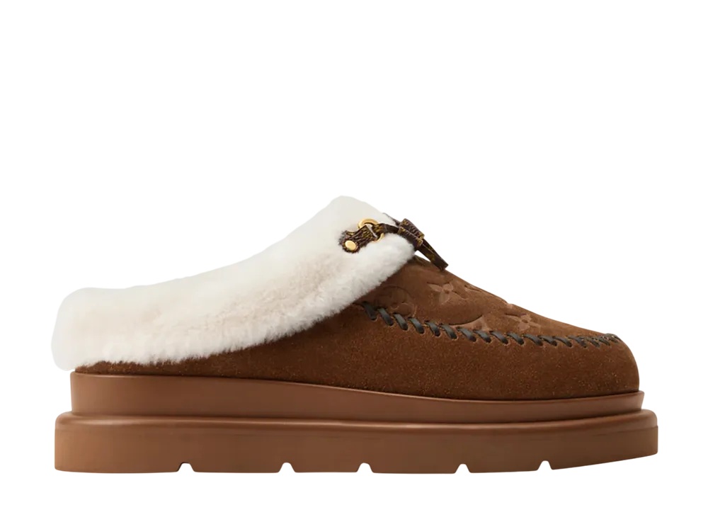 Louis Vuitton Women's Cortina Closed Mule "Marron"