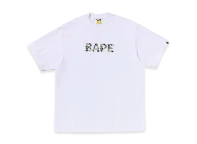 A BATHING APE STA Bape Logo Relaxed Fit Tee "White"