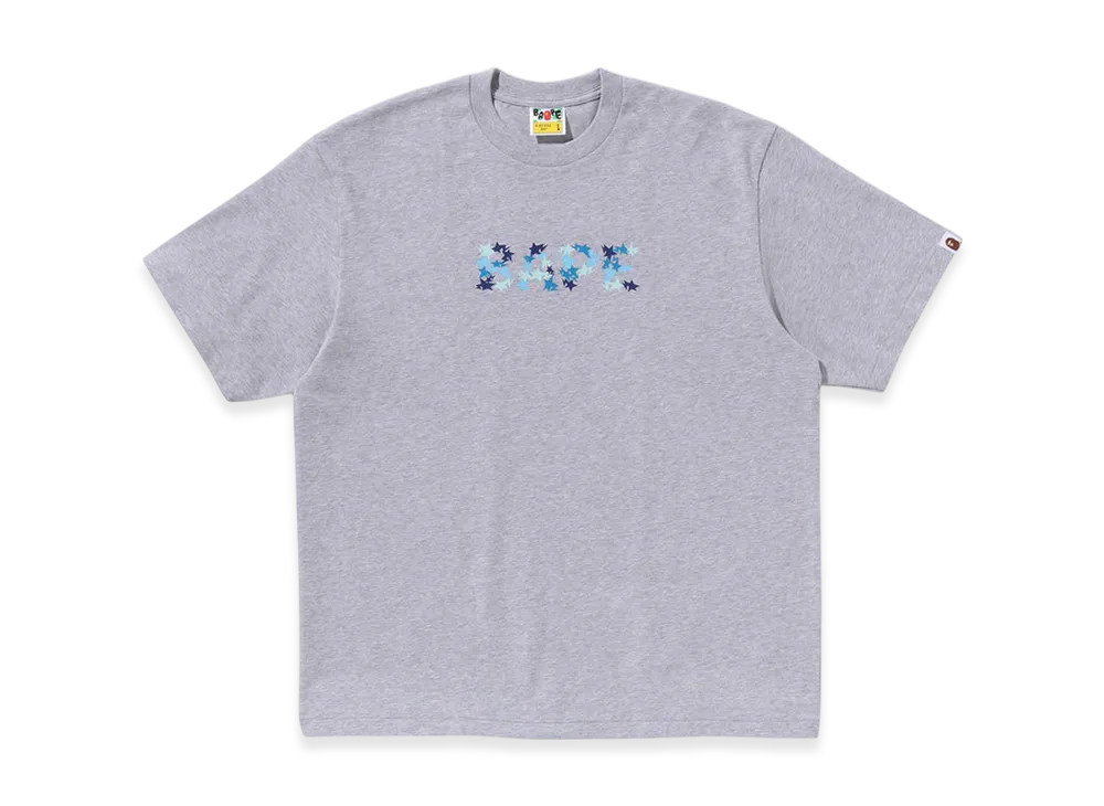 A BATHING APE STA Bape Logo Relaxed Fit Tee "Gray"