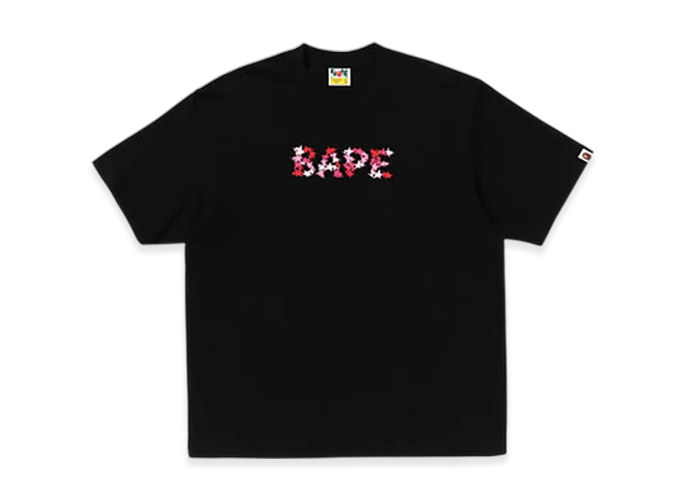 A BATHING APE STA Bape Logo Relaxed Fit Tee "Black"