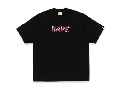 A BATHING APE STA Bape Logo Relaxed Fit Tee "Black"