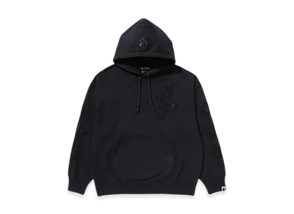 A BATHING APE STA Patch Relaxed Fit Pullover Hoodie "Black"