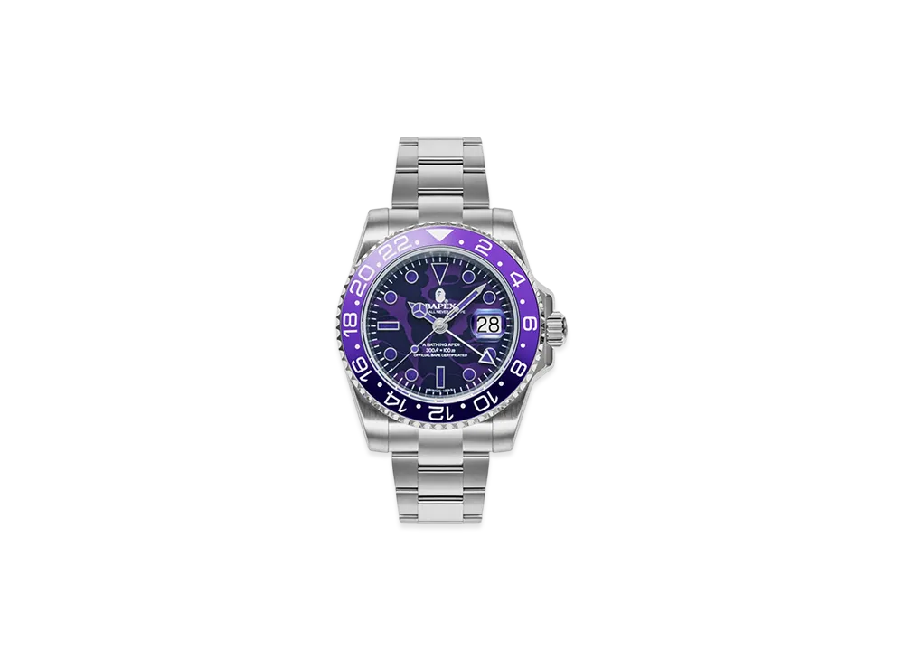 A BATHING APE Type 2 Bapex Color Camo "Purple"