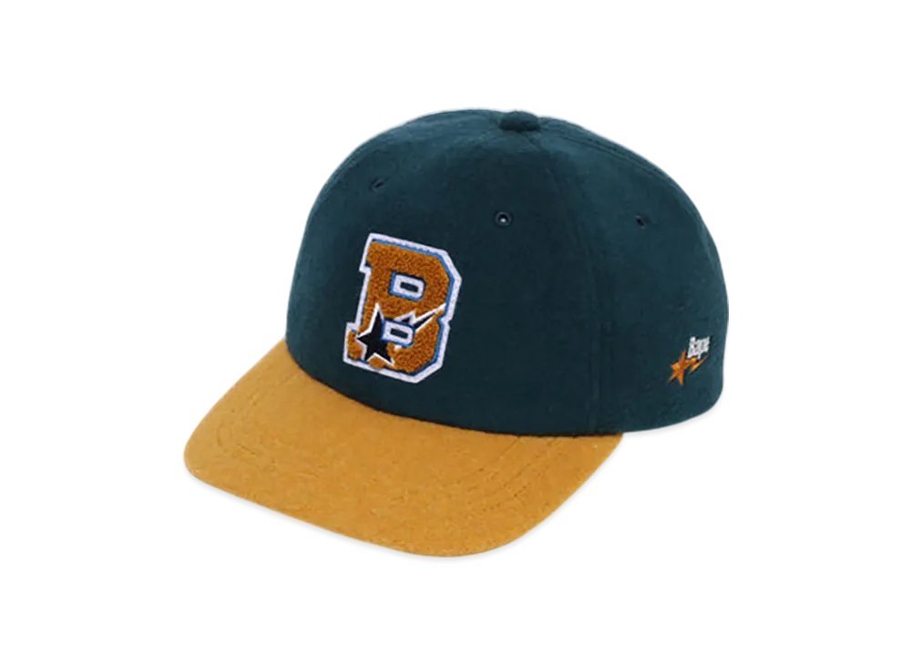 A BATHING APE Varsity Logo Wool Cap "Green"