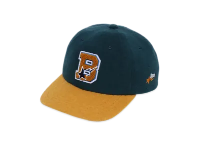 A BATHING APE Varsity Logo Wool Cap "Green"