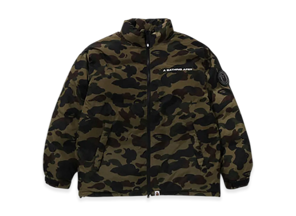 A BATHING APE 1st Camo Down Jacket "Green"