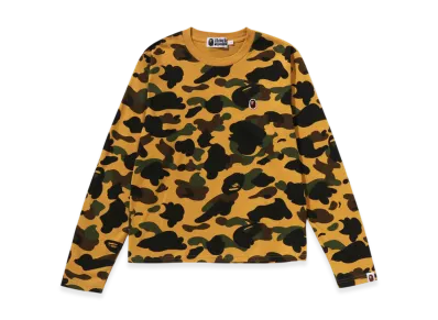 A BATHING APE 1st Camo LS Tee "Yellow"
