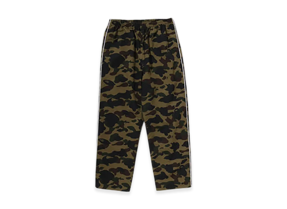 A BATHING APE 1st Camo Track Pants "Green"