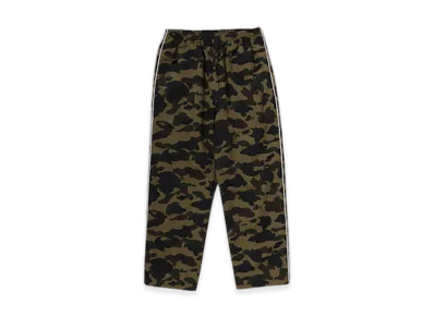 A BATHING APE 1st Camo Track Pants "Green"