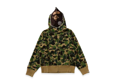 A BATHING APE ABC Camo 2nd Ape Full Zip Hoodie "Green"