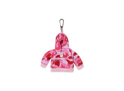 A BATHING APE ABC Camo Pullover Hoodie Key Chain "Pink"