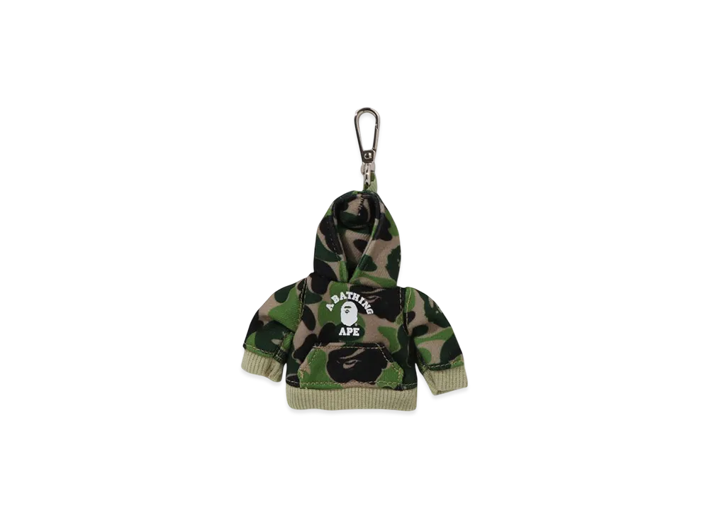 A BATHING APE ABC Camo Pullover Hoodie Key Chain "Green"