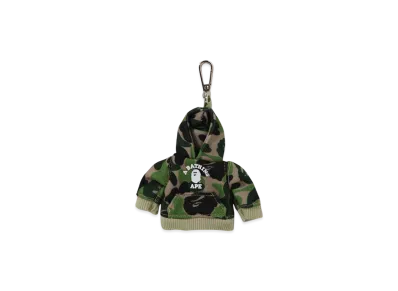 A BATHING APE ABC Camo Pullover Hoodie Key Chain "Green"