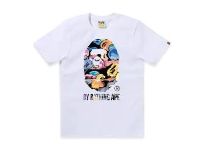 A BATHING APE Art Camo By Bathing Ape Tee "White"