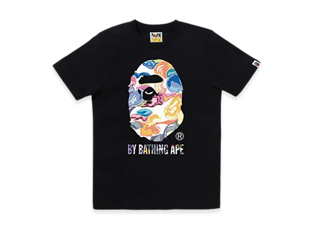A BATHING APE Art Camo By Bathing Ape Tee "Black"