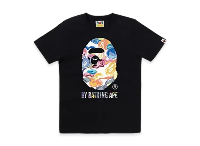 A BATHING APE Art Camo By Bathing Ape Tee "Black"