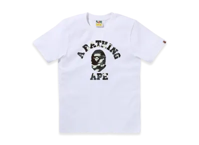 A BATHING APE City Camo College Tee "White"