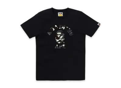 A BATHING APE City Camo College Tee "Black"