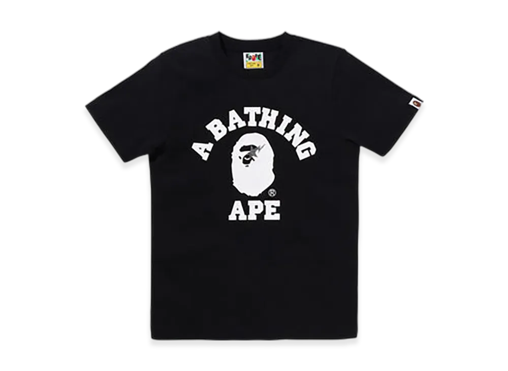 A BATHING APE College Crystal Stone STA Tee "Black"