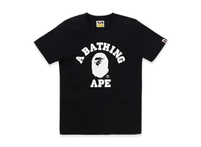 A BATHING APE College Crystal Stone STA Tee "Black"