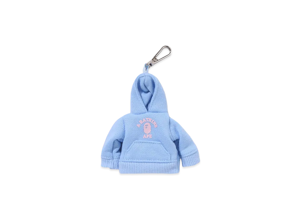 A BATHING APE College Pullover Hoodie Key Chain "Sax"