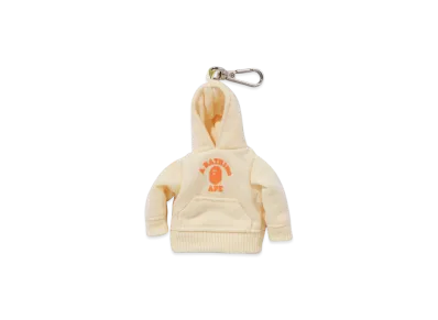 A BATHING APE College Pullover Hoodie Key Chain "Yellow"