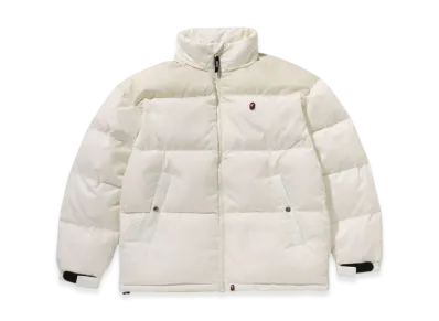 A BATHING APE One Point Relaxed Fit Down Jacket "Ivory"