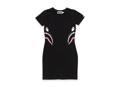 A BATHING APE Shark Jersey Dress "Black"