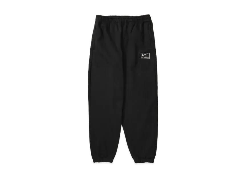 Stussy x Nike Fleece Pant "Black" (Asia Size) FN5236-010