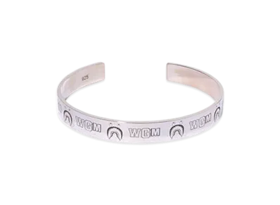 A BATHING APE Shark Bangle "Silver"