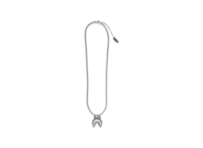 A BATHING APE Shark Necklace "Silver"