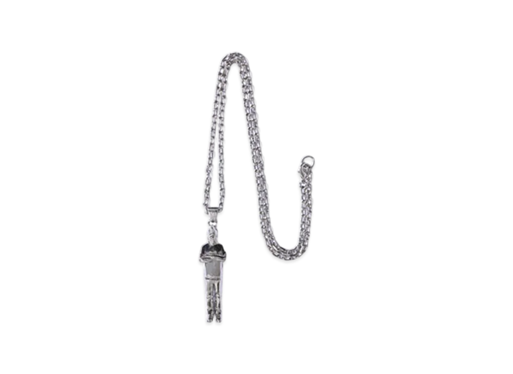 A BATHING APE Shark Seijin Necklace "Silver"