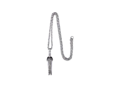 A BATHING APE Shark Seijin Necklace "Silver"