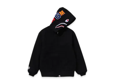 A BATHING APE Shark Work Hoodie Jacket "Black"