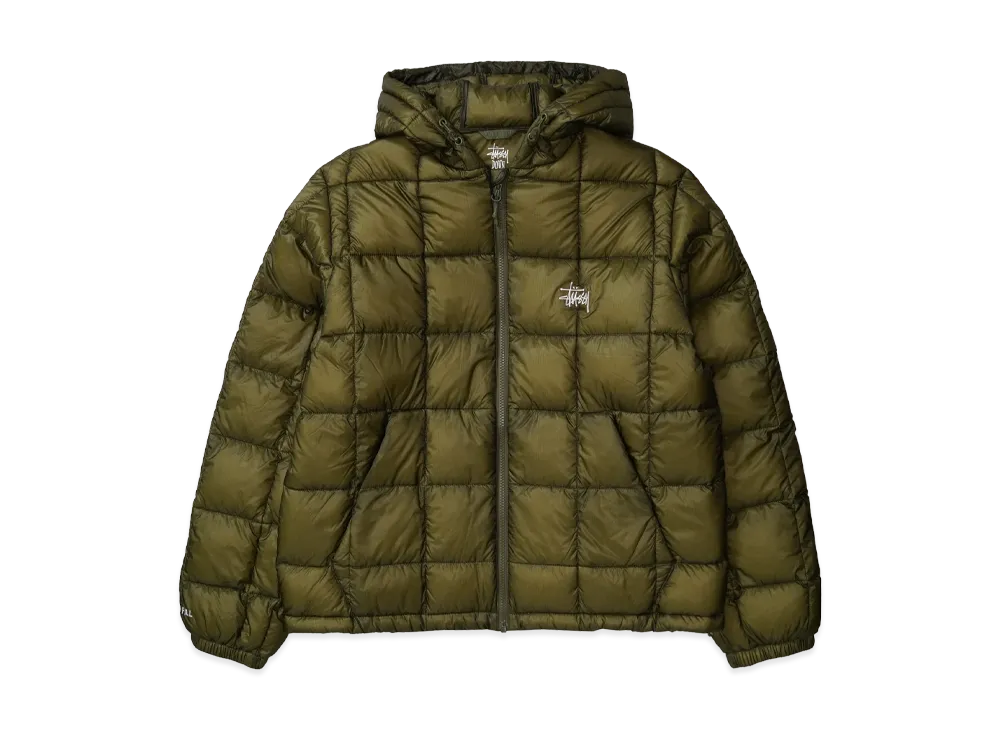 Stussy Midweight Hooded Puffer "Olive"