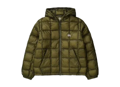 Stussy Midweight Hooded Puffer "Olive"