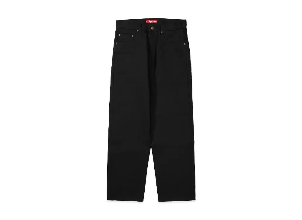 Supreme Rigid Loose Fit Selvedge Jean "Rigid Black"