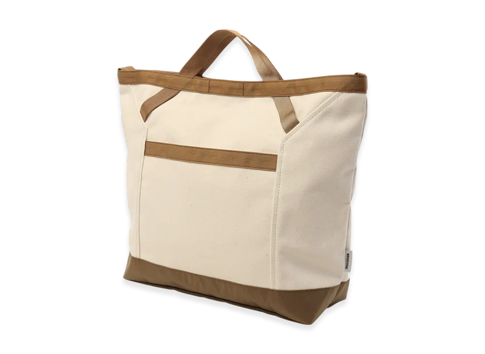 BRIEFING 2Way Canvas Tote "Natural/Coyote"