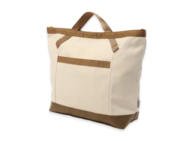 BRIEFING 2Way Canvas Tote "Natural/Coyote"