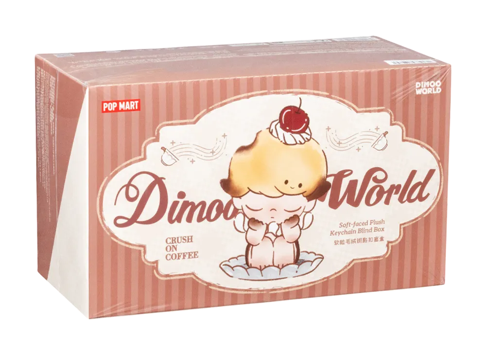 【新品未開封】DIMOO クラッシュオンカフェ　ぬいぐるみキーチェーン　アソート DIMOO ぬいぐるみキーチェーン アソート ポップマート ディムー 楽天