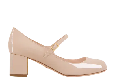 Dior Women's D-Art Pumps Patent Calfskin "Nude"