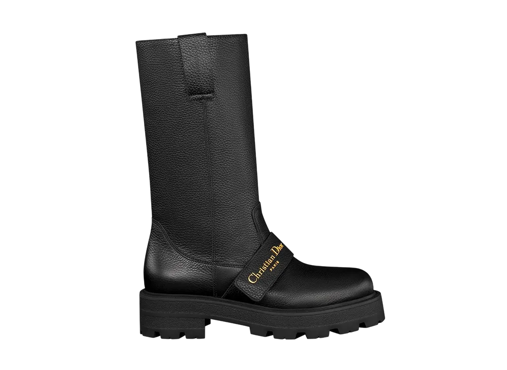 ディオール ウィメンズ D-クエスト ブーツ グレインドカーフスキン "ブラック"