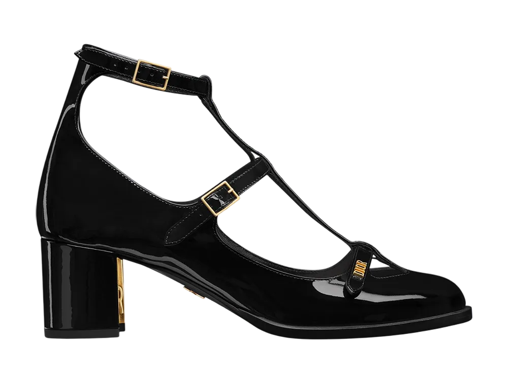 ディオール ウィメンズ エム ディオール パンプス パテントカーフスキン "ブラック"