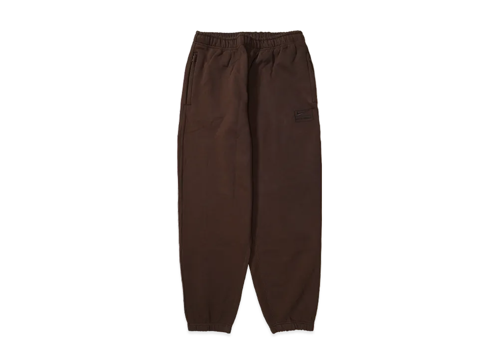 Stussy x Nike Stone Washed Fleece Pant "Dark Cinder" (US Size) FN5235-261