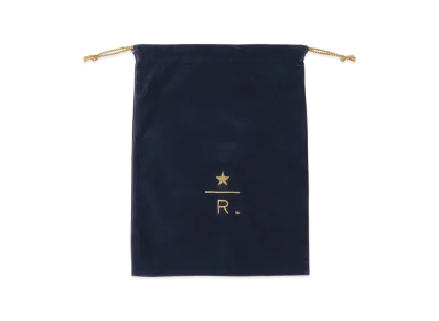 STARBUCKS Reserve Drawstring Pouch L "Navy"