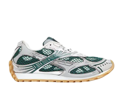Bottega Veneta Orbit Sneaker "Billiard/Silver"