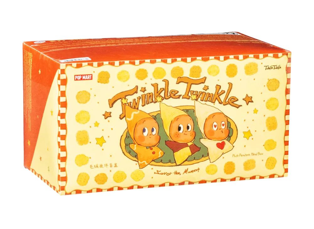 POP MART Twinkle Twinkle Savor the Moment Series-Fresh-Baked Mini Cookies Plush Pendant Blind Box [Assortment Box]